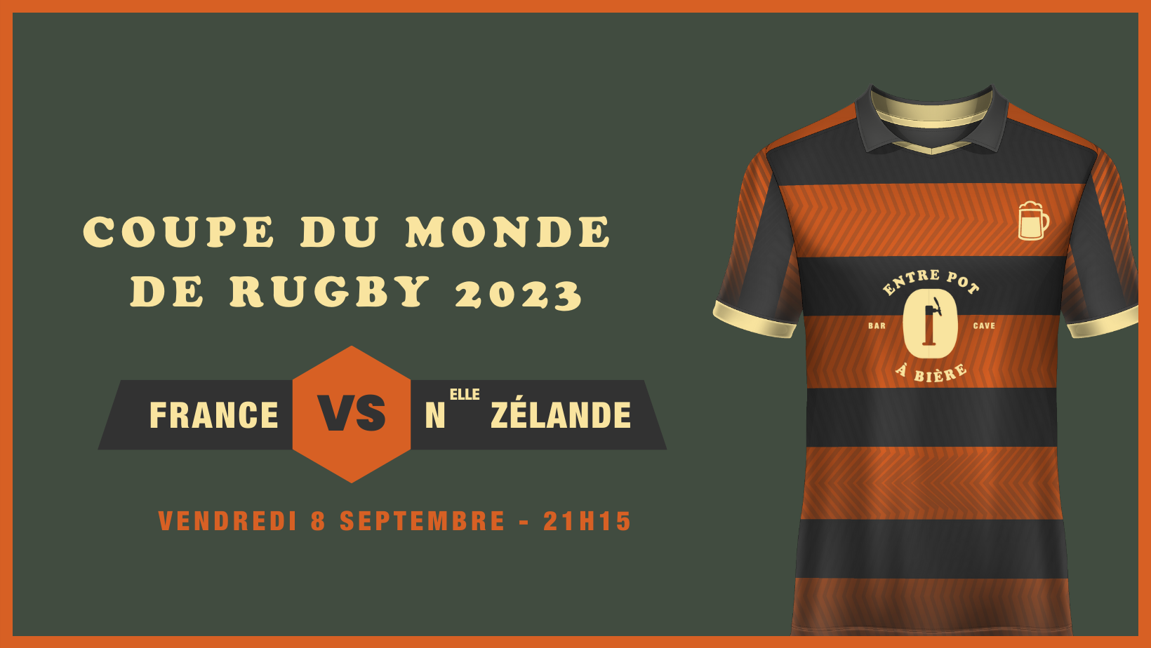 Diffusion match ouverture coupe du monde de rugby